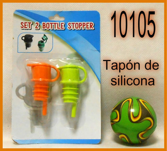 Imagen de TAPON DE SILICONA COLORES 4.25